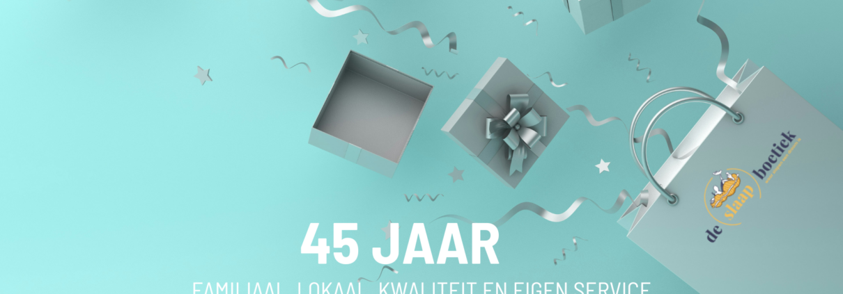 De Slaapboetiek 45 jaar